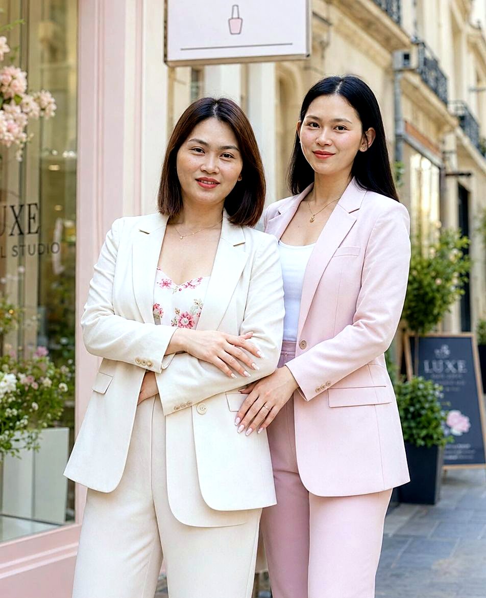 Frau Pham und Mina - Inhaberinnen Beauty Nails & Lashes